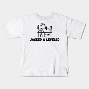 Jacked and Leveled Kids T-Shirt